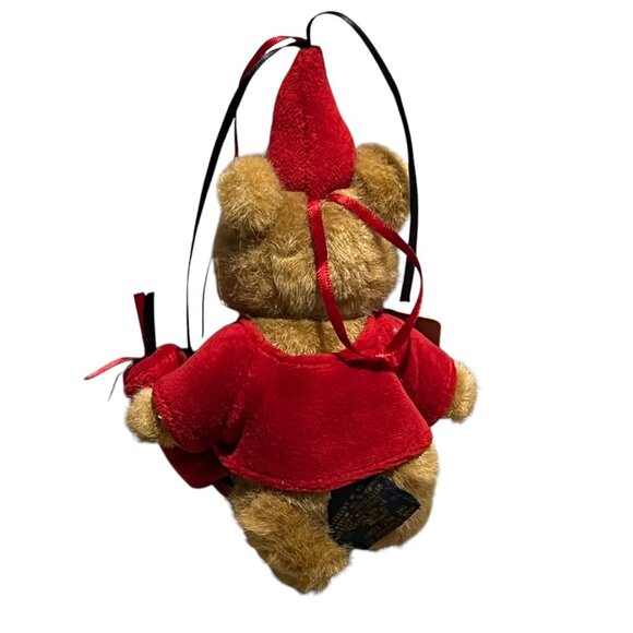 Boyds Bears & Friends Pooh Ornament Red Hats & Robes 2000 NWT - Picture 2 of 4